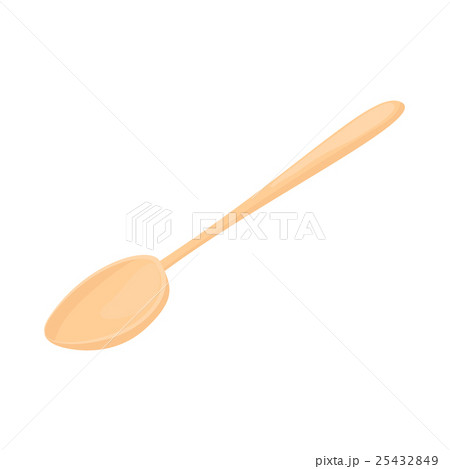 Wooden spoon icon, cartoon style - Stock Illustration [25432849] - PIXTA