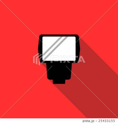 Lighting flash for camera icon, flat style Lighting flash for camera icon, flat style 25433155