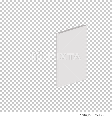 Vertical book icon, isometric 3d style Vertical book icon, isometric 3d style 25433365