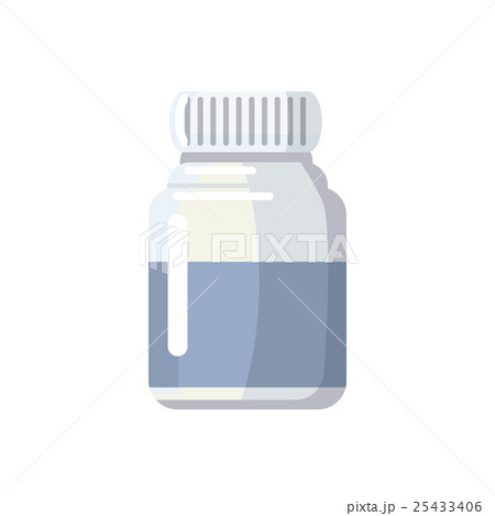 Medicine bottle icon, cartoon style 25433406