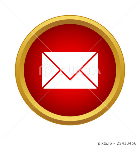 Mail icon, simple style 25433456