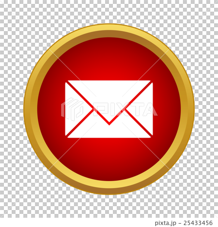 Mail icon, simple style 25433456