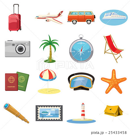 Travel Icons set 25433458