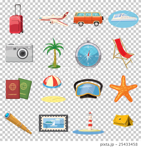 Travel Icons set 25433458