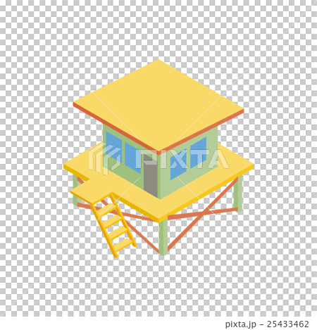 Rescue tower icon, isometric 3d style 25433462