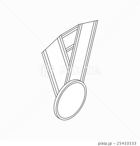 Medal icon, isometric 3d style Medal icon, isometric 3d style 25433533