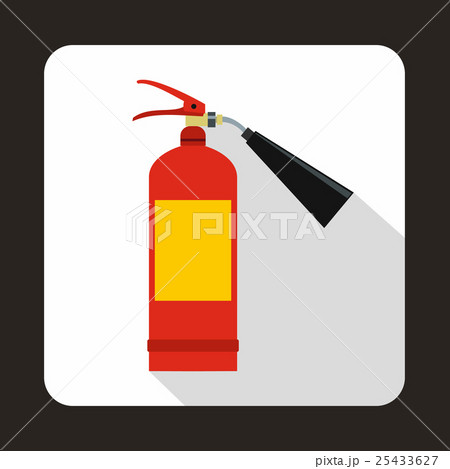 Fire extinguisher icon, flat style 25433627