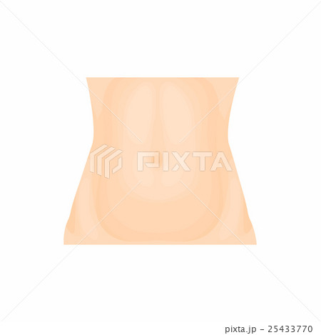 Abdomen icon in cartoon style Abdomen icon in cartoon style 25433770