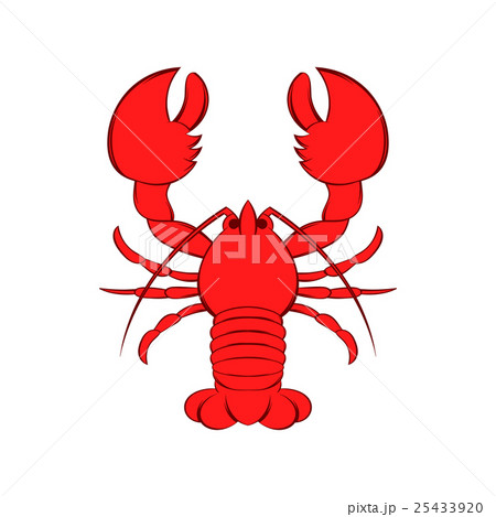Crayfish icon in cartoon style 25433920