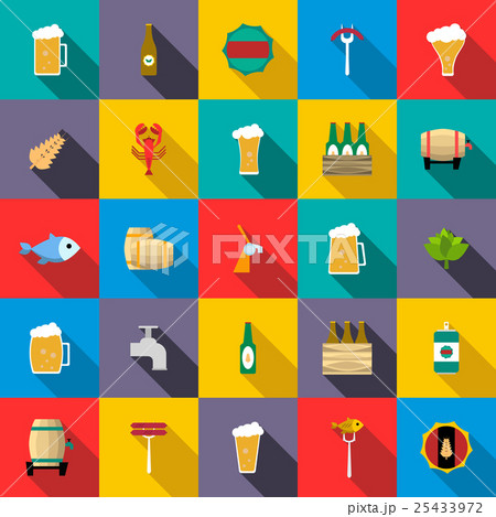 Beer icons set 25433972