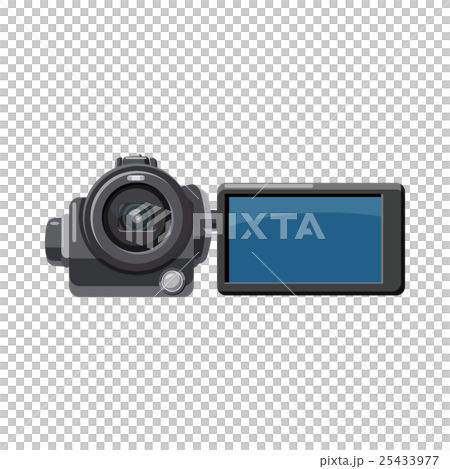 Digital video camera icon, cartoon style 25433977