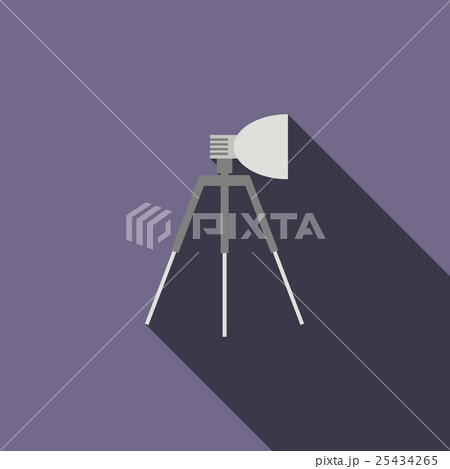 Studio light icon in flat styleのイラスト素材 [25434265] - PIXTA