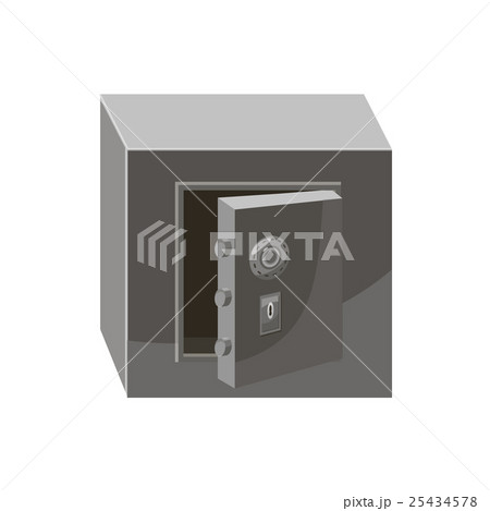 Open security safe icon, cartoon style Open security safe icon, cartoon style 25434578