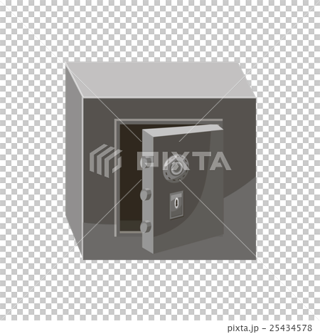 Open security safe icon, cartoon style Open security safe icon, cartoon style 25434578