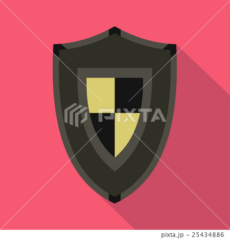 Shield icon, flat style Shield icon, flat style 25434886