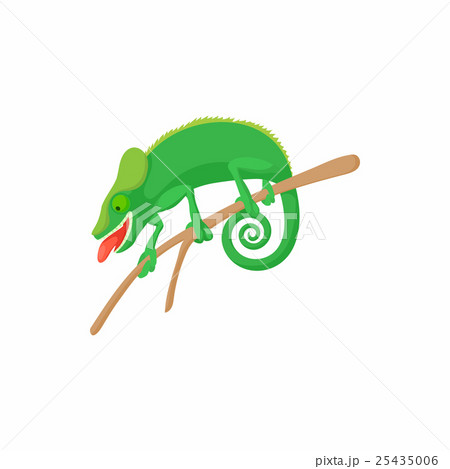 Lizard icon, cartoon style 25435006