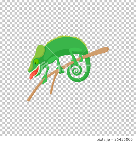 Lizard icon, cartoon style 25435006