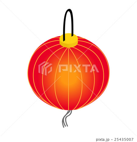 Paper lantern icon, isometric 3d style 25435007