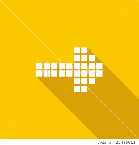 Arrow icon, flat style 25435011