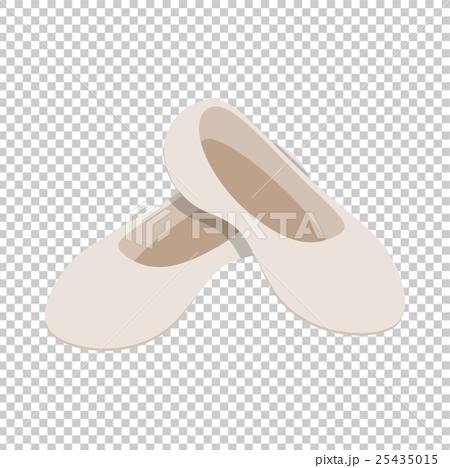 white ballet shoes