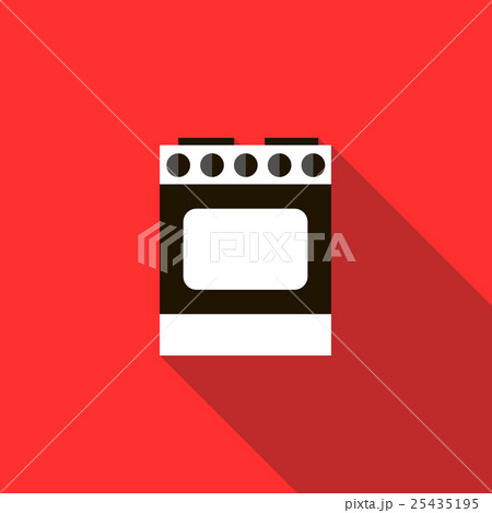 Stove for cooking icon, flat style Stove for cooking icon, flat style 25435195