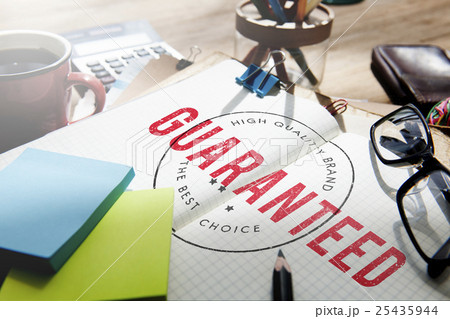 Quality Service Guaranteed Premium Quality Concept 25435944