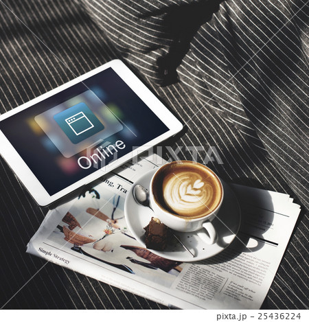 Website Network Online Communication Concept 25436224