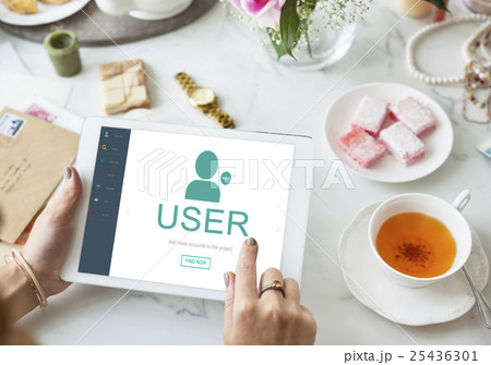 User Account Profile Social Network Concept 25436301