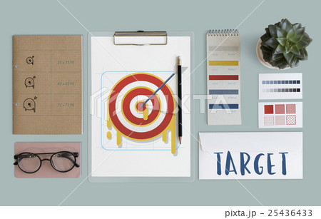 Plan Strategy Target Aim Success Concept 25436433