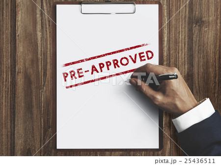Pre-Approved Choice Mark Selection Status Option Concept 25436511