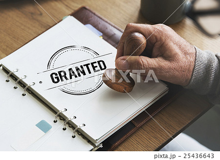 Granted Certified Mark Result Selection Status Concept 25436643
