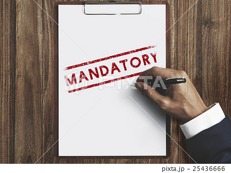 Mandatory Necessary Imperative Requisite Concept 25436666