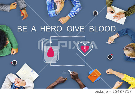 Blood Donation Give Life Transfusion Sangre Concept 25437717