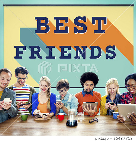 Best Friends Relationship Together Connection Fellowship Concept 25437718