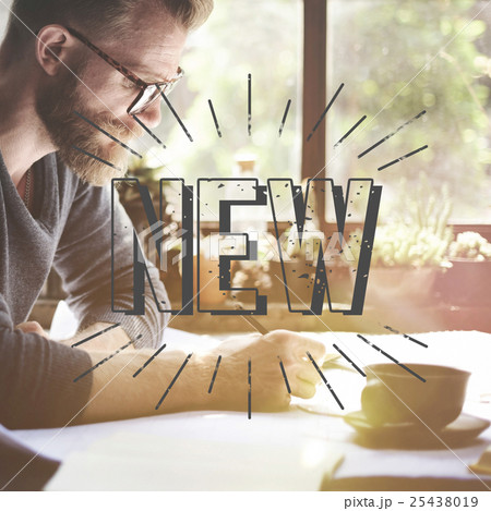 New Sign Advertisement Promotion Concept 25438019