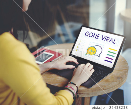 Gone Viral Trends Interact Connection Concept Gone Viral Trends Interact Connection Concept 25438238
