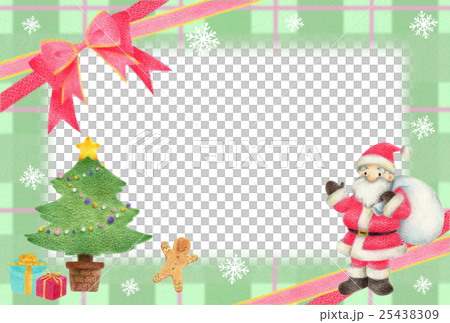 Christmas Santa Claus Frame - Stock Illustration [25438309] - PIXTA