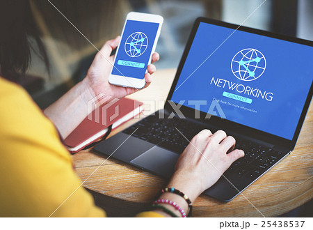 Connection Internet Communication Network Sharing Concept Connection Internet Communication Network Sharing Concept 25438537