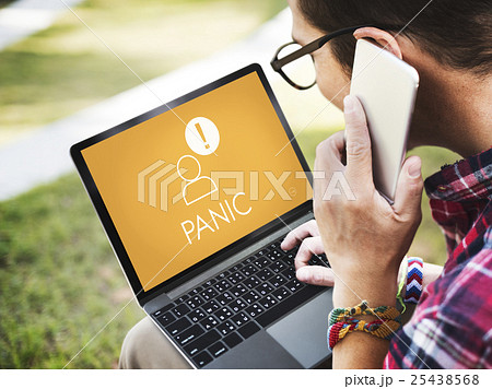 Model Icon Exclamationmark Concerned Graphic Concept 25438568