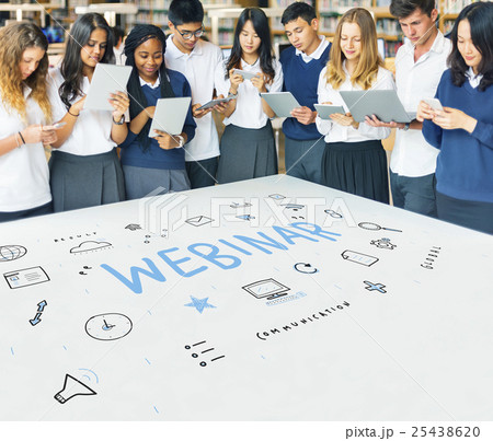 Webpage Browser Digital Icon Symbols Concept Webpage Browser Digital Icon Symbols Concept 25438620