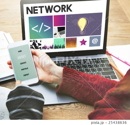 Homepage Website Coding Computer Networking Technology Concept 25438636