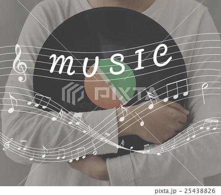 Music Note Art of Sound Instrumental Concept Music Note Art of Sound Instrumental Concept 25438826