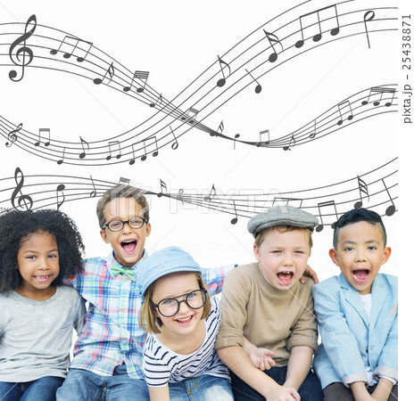 Music Notes Entertainment Melody Listening Concept 25438871