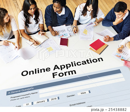 Online Application Form College Concept 25438882