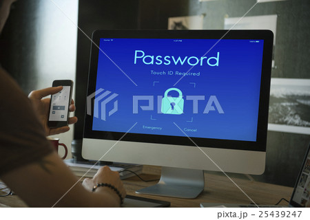 Locked Privacy Security System Protection Concept 25439247