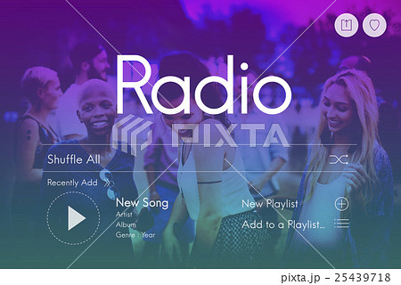 Entertainment Multimedia Audio Radio Concept Entertainment Multimedia Audio Radio Concept 25439718