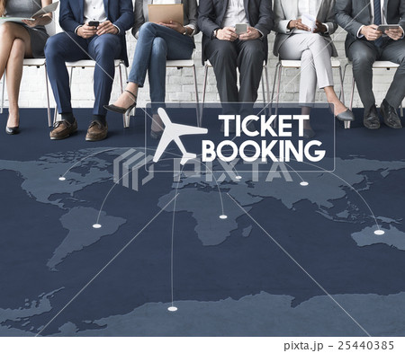 Flight Ticket Booking Destination Journey Concept Flight Ticket Booking Destination Journey Concept 25440385