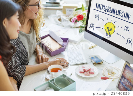 Entrepreneurship Tycoon Small Business Enterprise Concept 25440839