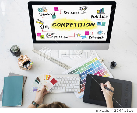 Competition Goal Aim Success Development Concept Competition Goal Aim Success Development Concept 25441116
