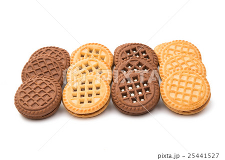 Sandwich biscuits, filled with chocolate Sandwich biscuits, filled with chocolate 25441527